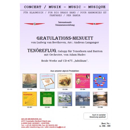 Gratulations - Menuett