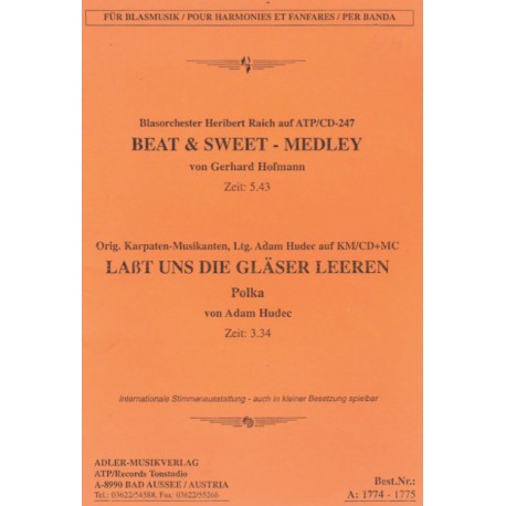 Laßt uns die Gläser leeren